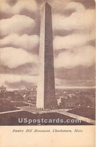 Bunker Hill Monument - Charlestown, Massachusetts MA  