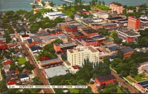 Florida Bradenton Downtown As Seen From Airliner