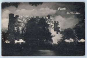 Lorain Ohio OH Postcard Castle Lake Dinner Cocktail Lounge Dancing Evening c1960