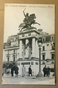 VINTAGE POSTCARD  VERCINGETORIX MONUMENT, CLERMONT-FERRAND, FRANCE