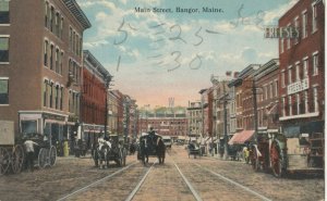 BANGOR, Maine, 1922; Main Street