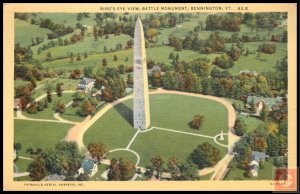 Bird's Eye View, Battle Monument, Bennington, VT