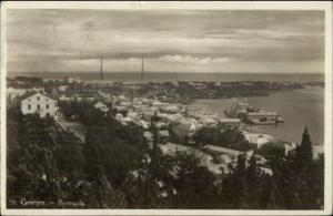 St. Georges Bermuda Gen View 1930s Used Real Photo Postcard EXC COND