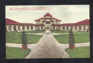 HOT SPRINGS SOUTH DAKOTA SD BATTLE MOUNTAIN SANITARIUM VINTAGE POSTCARD