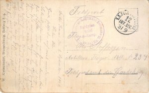 Lot172 feldpost  military post postcard germany braunschweig feldpost