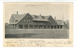 MA - Lowell. Country Club circa 1900   (creases)