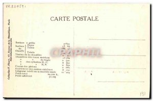 Postcard Old Train Locomotive 3787 Steam Machine saturated