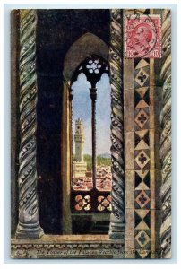 View Of The Tower Of The Palazzo Vecchio From The Campanile UK Tuck's Postcard