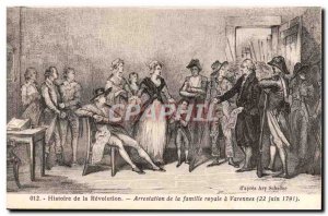 Old Postcard History of Revolution Arrest of the Royal Family Varennes (June ...