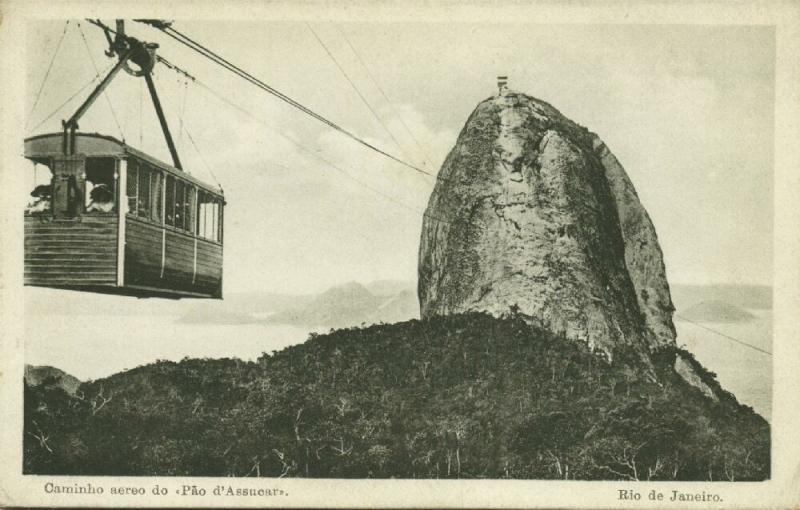 brazil, RIO DE JANEIRO, Caminho Aereo Pao d'Assucar, Cable Car (1910s) (2)