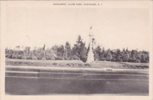 Rhode Island Pawtucket Monument Slater Park