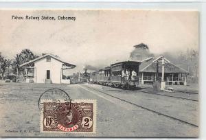 BENIN DAHOMEY : pahou railway station - tres bon etat