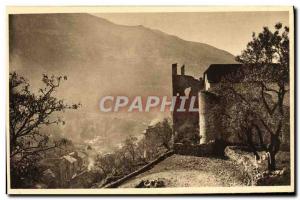 Postcard Ancient Ruins of St. Enimie & # 39Ancien Monastery