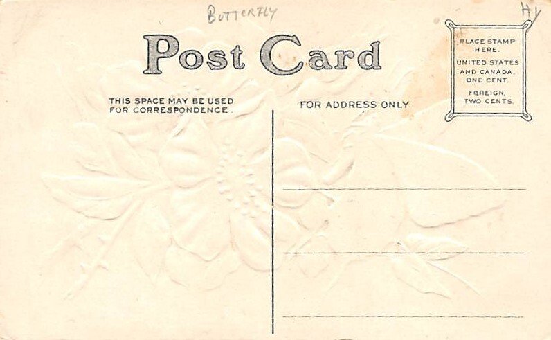 Floral Butterflies Unused 