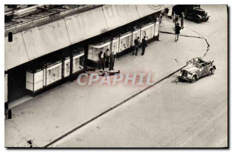 CPM Militaria Paris German soldiers killed Rue de Rivoli