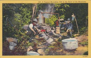 A Typical Moonshine Still In The Mountains 1957