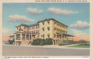 MYRTLE BEACH, South Carolina, 1930-40s; Ocean Plaza Hotel, America's Finest ...
