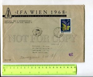 400366 AUSTRIA USSR 1969 COVER ADVERTSING IFA Wien airmail exhibition