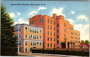 Postcard HOSPITAL SCENE Manchester New Hampshire NH AM2675