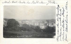 United States photo postcard Nord-West end of New York City 1921