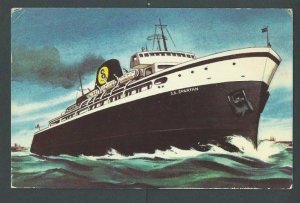 Post Card Ocean Liner S.S. Spartan