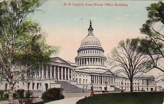 U S Capitol From House Office Building Washington D C