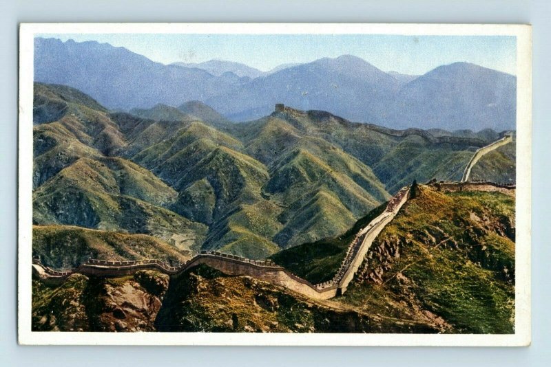 C. 1910-20's Pa Ta-Ling China Great Wall of China Vintage Postcard Z1