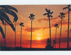 Pre-1980 SOUTHERN CALIFORNIA SUNSET Postmarked Covina California CA hn5839