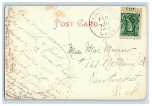 c.1910 Plainville Schools And Town Hall, Plainville, Mass, Vintage Postcard P56 
