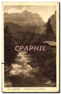 Old Postcard Servoz Gorges De La Diosaz