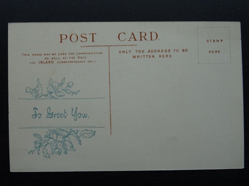 Cornwall FOWEY HARBOUR showing Sailing Ships c1905 Postcard by Fred Kitto & Son