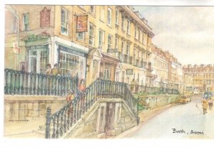 George Street, Bath,, England,  David Skipp Water-colour