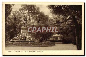 Old Postcard Colmar The Bruat Monument