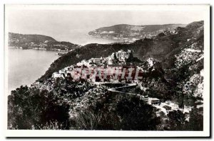 Old Postcard Eze Sur Mer Vue Generale