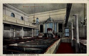 Interior of Christ Church - Alexandria, Virginia VA  