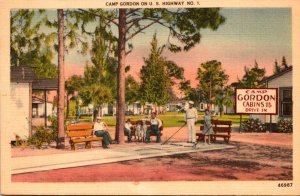 Florida Vero Beach Camp Gordon Cabins 1950