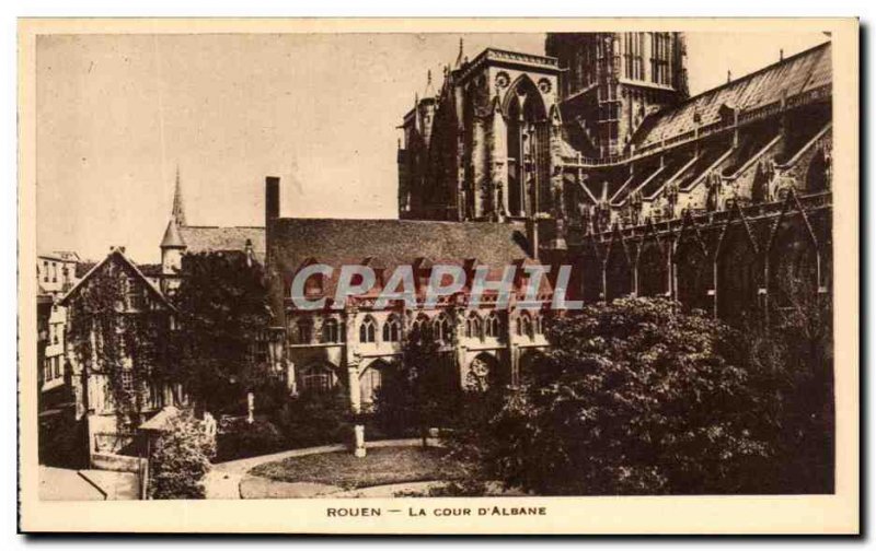 Old Postcard Rouen Court D Albano