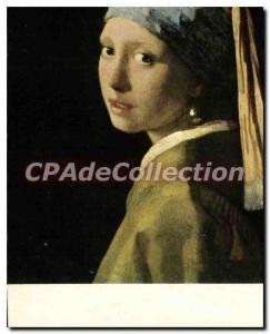 Modern Postcard Johannes Vermeer Meisjeskopje Tete De Girl Head of a Girl