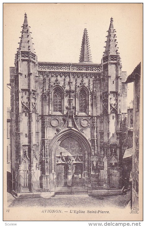 L'Eglise Saint-Pierre, AVIGNON (Vaucluse), France, 1900-1910s