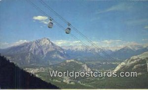 Banff Sulphur Mountain Gondola Lift Canadian Rockies Canada 1974 