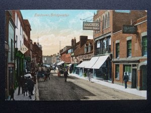 Somerset BRIDGWATER Eastover shows DEVONSHIRE ARMS c1906 Postcard by Valentine