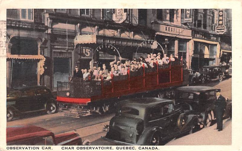 Observation Car Quebec 1939 