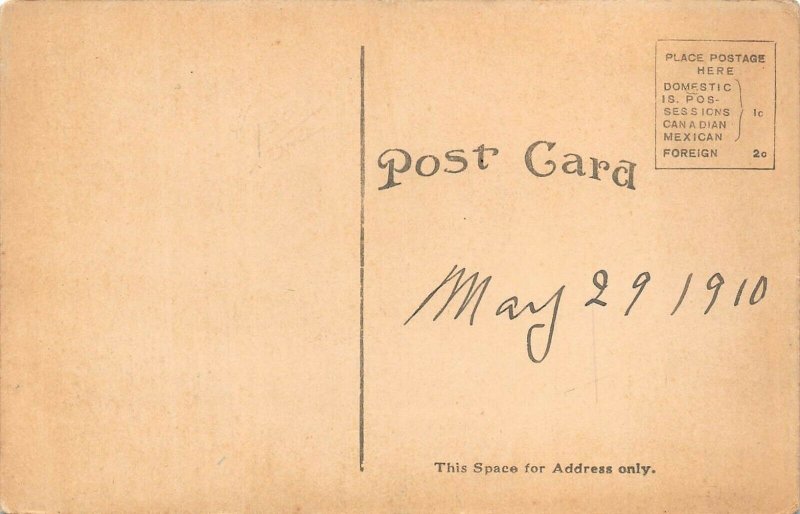 WISCONSIN~MILWAUKEE RIVER DAM~KROPP #1137-1910 POSTCARD