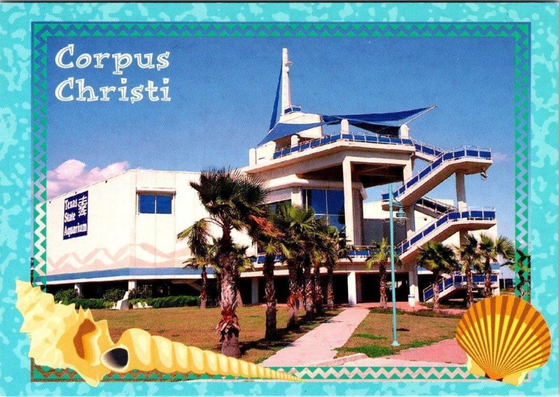 3~4X6 Postcards CORPUS CHRISTI, TX Texas STATE AQUARIUM Touch Pool & Shark Tank