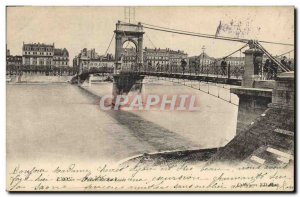 Postcard Old Bridge Gateway Lyon Lycee