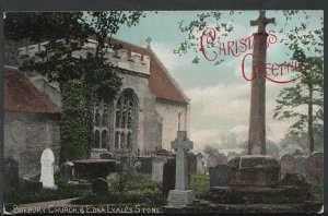 Herefordshire Postcard - Boebury Church & Edna Lyall's Stone    RT689