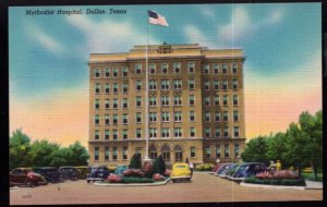 Texas DALLAS Methodist Hospital older cars - LINEN