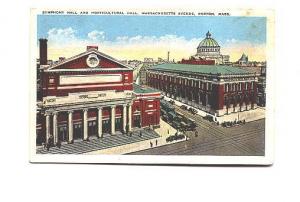 Symphony and Horticultural Halls Boston, Massachusetts