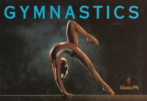 Gymnastics Atlanta 1996 Rare American Olympic Games Postcard