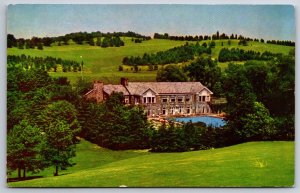 Wheeling West Virginia~Oglebay Park Golf Course & Swimming Pool~Vintage Postcard
